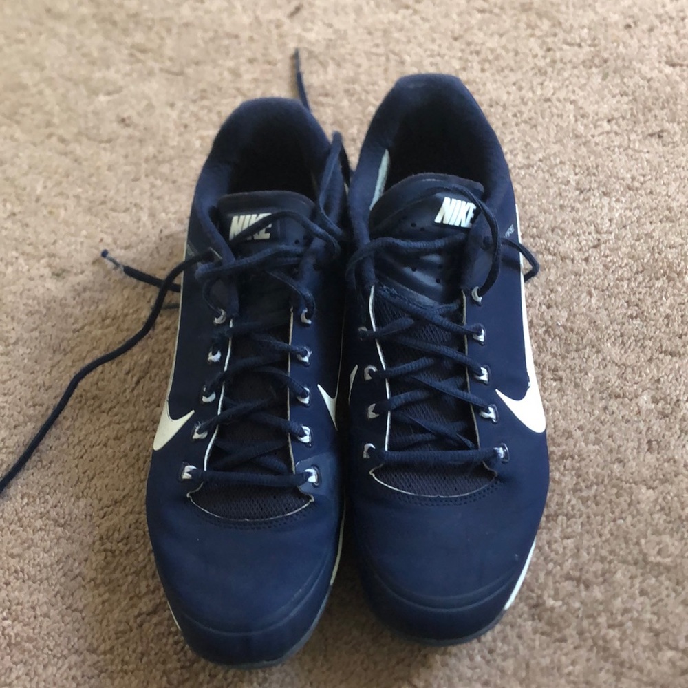 Navy Nike baseball cleats size 10.5